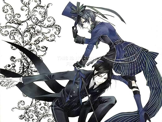 Amazon Com 112065 Manga Anime Black Butler Top Hat Sm Suit Decor Decor Wall 36x24 Poster Print Posters Prints