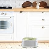 Straame Sturdy Step Stool 2 Pack Green White Non-Slip Kids Toilet Booster view 8
