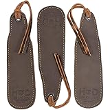 Leather Bookmark Handmade by Hide & Drink :: Espresso