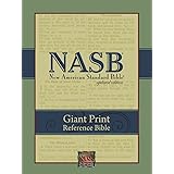NASB Giant-Print Reference Bible (Burgundy Imitation Leather)