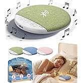 2026 New Flat Under Pillow Speakers for Sleeping, Bone Conduction Pillows Speaker Bluetooth, Private Ultra-Thin Aid with White Noise Timer, Mini Portable Slim Wireless Bedside Speak