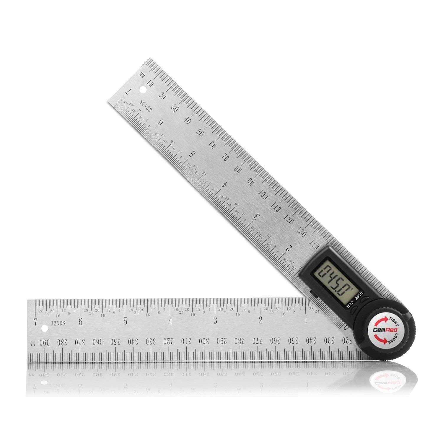Gocheer Digital Angle Ruler, LCD Display Protractor Angle Finder