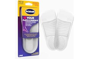 Dr. Scholl's Love Your Flats & Sandals 3/4 Length Insoles, All-Day Comfort, Relieve & Prevent Shoe Discomfort, Absorbs Shock, Arch Support