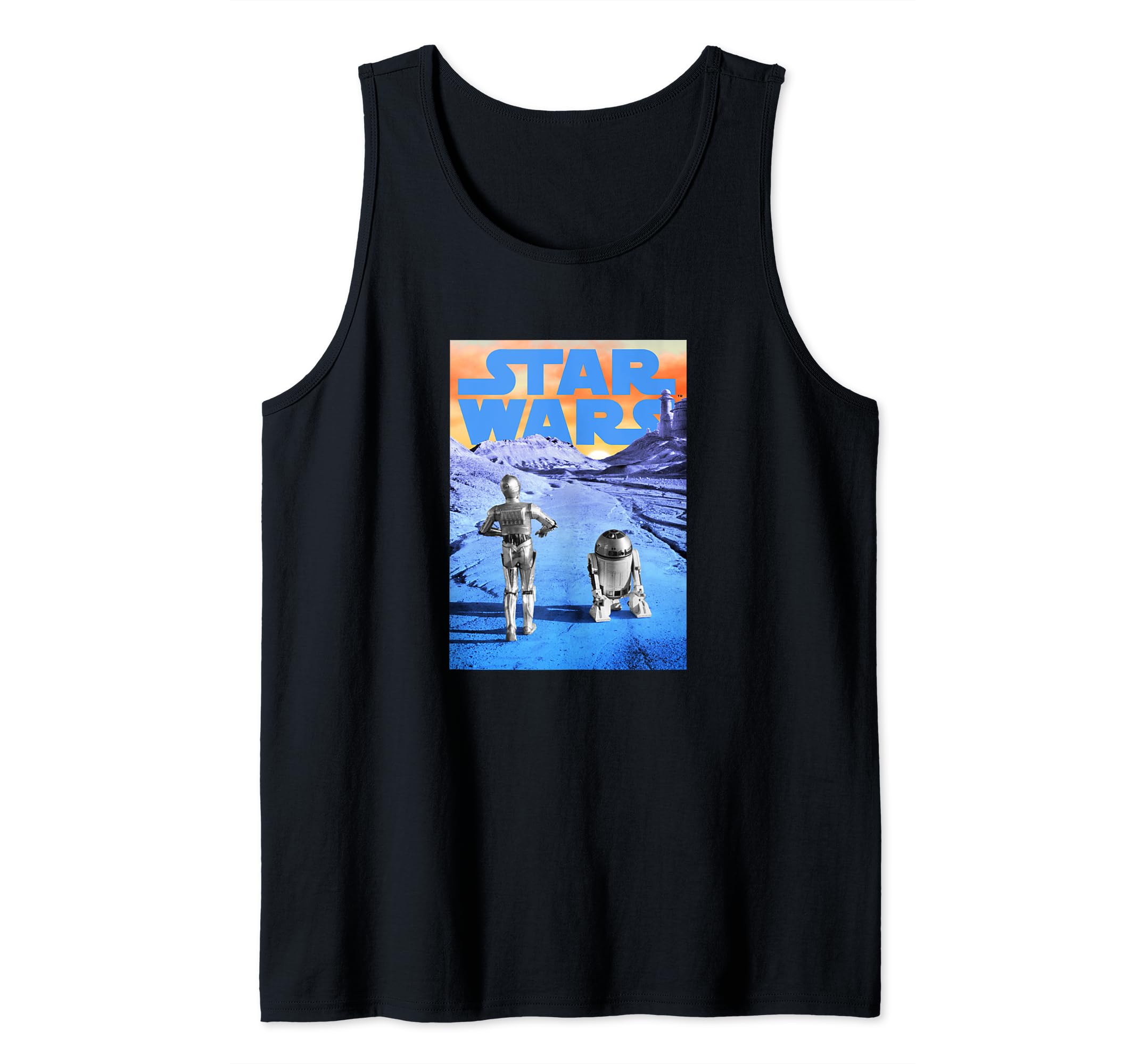 Star Wars Droids Walking Star Wars A New Hope Tank Top