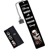 Shejdgart Dark Romance Bookmarks Gifts, Funny Bookmarks for Women Friends Girls, Spicy Gothic Book Marks for Book Lovers Reader Bookworm, Halloween Thanksgiving Christmas Birthday Gag Gift