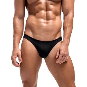 Men's Thong G-String Underwear Soft Stretch Brief Bulge Pouch Underwear | Men's Thong Underwear Sexy Low Rise Brief, Stretch