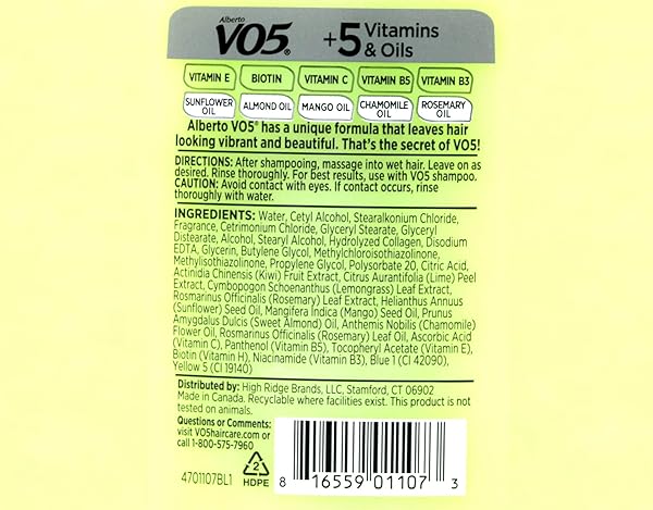 ALBERTO V05 KIWI CONDITIONER, 15 OZ