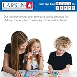 Larsen K13 Africa Political Map Jigsaw Puzzle 70 Piece Tray Frame English view 2