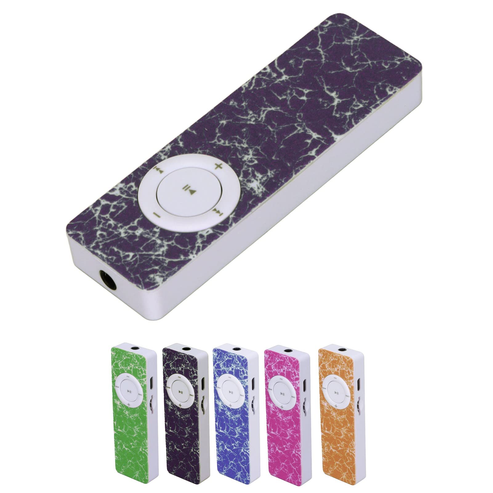 MP3 Player, School Gift For Kids Portable HiFi Lossless Sound MP3 Music Player Support Up to 64GB Memory Card for Sports Running Super Light (B)