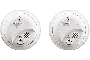 First Alert SC-9120B Hardwired Smoke and Carbon Monoxide Alarm with Battery Backup 2 Pack