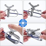 Jttxiu 10 Pcs Pool Cover Ratchet Kit Aluminum Turnbuckle Cable Winch view 4
