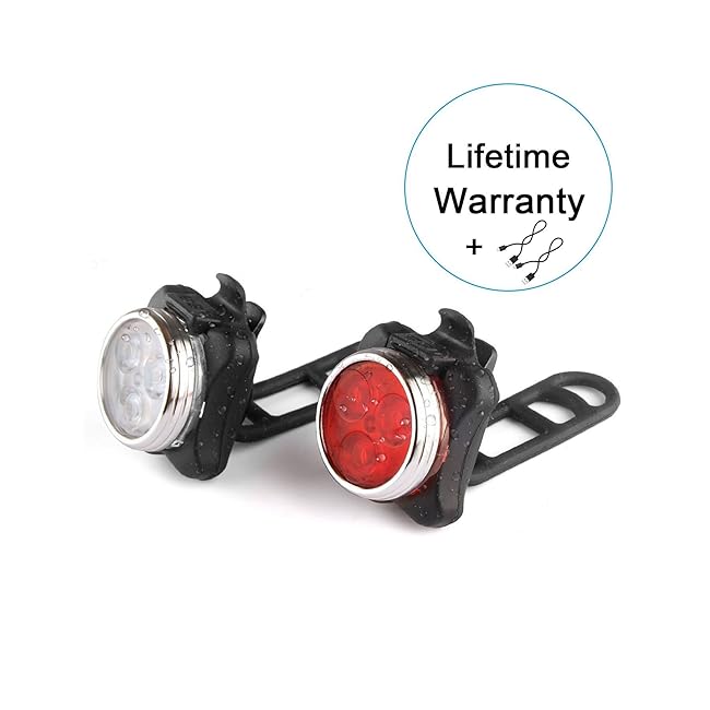 Witmoving LED Bike Lights Set Bicycle Waterpro...