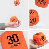 Phoenix Fitness Exercise Dice Orange - Full Body Cardio HIIT Workout Dice view 2