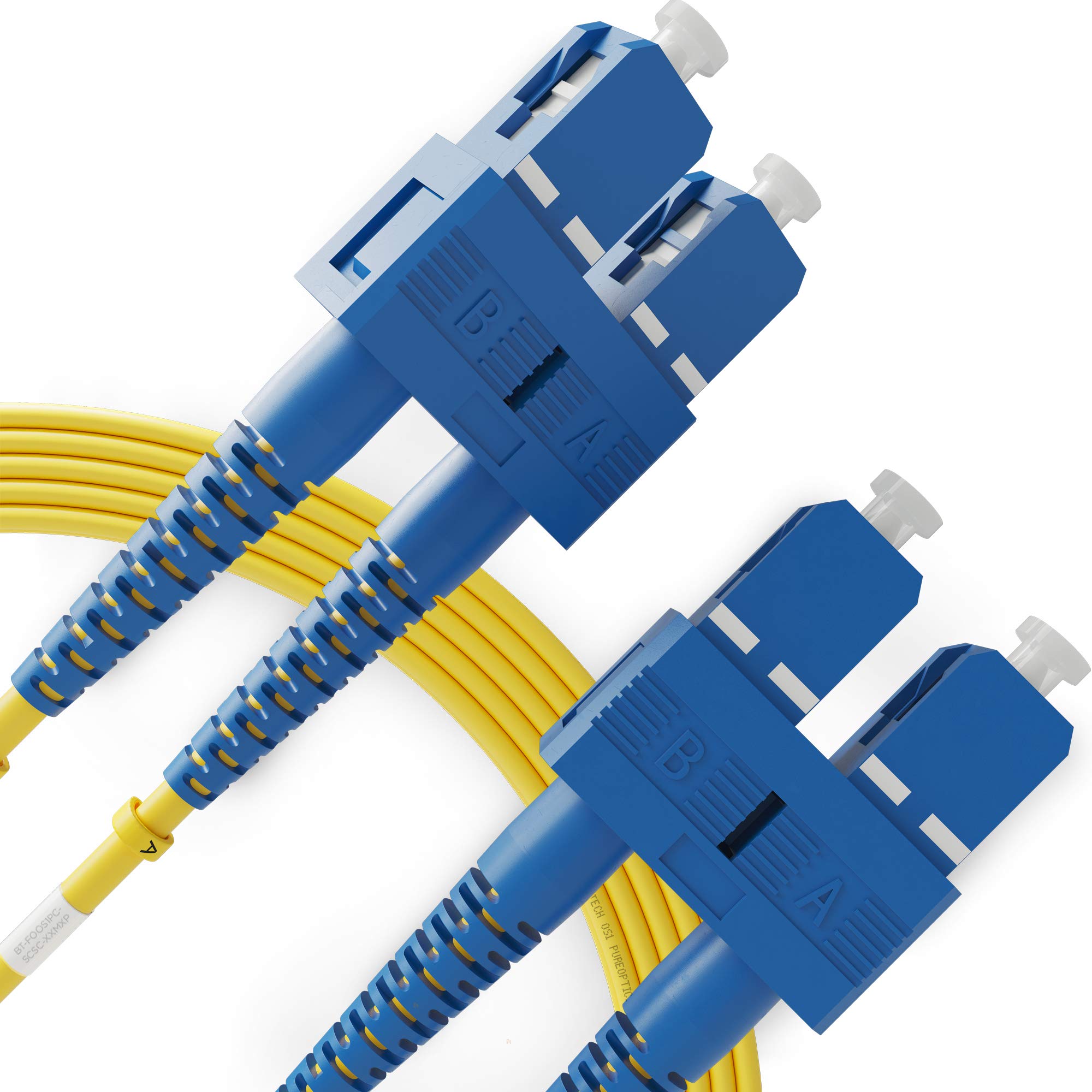BEYONDTECH SC to SC Single Mode Fibre Patch Cable Duplex - 2M (LSZH) 9/125um OS1 Singlemode Lead Series