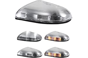 LOIYLLEN Passenger Side Mirror Turn Signal Light Replacement for Dodge Ram 1500 2500 2009 2010 2011 2012 2013 2014 2015 2016 2017 2018 Classic - LED Right Clear Lamp 68064948AA 68064949AA
