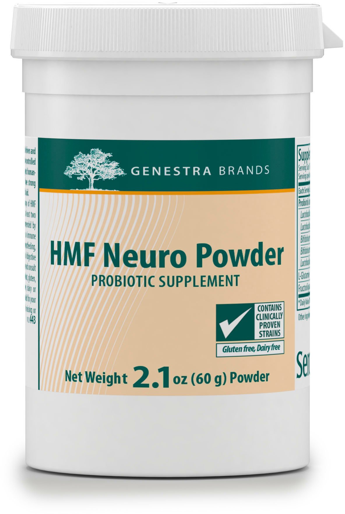 Genestra Brands Hmf Neuro Powder Five Strains Of Probiotics To Promote Gi Health 2 1 Ounces Powder Buy Online In Aruba At Aruba Desertcart Com Productid 10026795