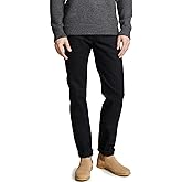 Naked & Famous Denim Men's Weird Guy in Solid Black Selvedge Jean