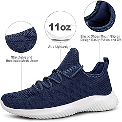 Feethit Womens Slip On Walking Shoes Non Slip