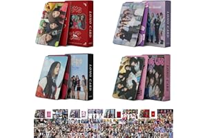 XTOUT@FVJ 4Pack/219Pcs NewJeans Photocards Lomo Cards Kpop Merchandise Album Photo for Fans Party Decorations Collection