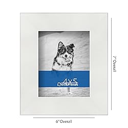 ArtToFrames 4x5 Inch White Picture Frame, This 1.25