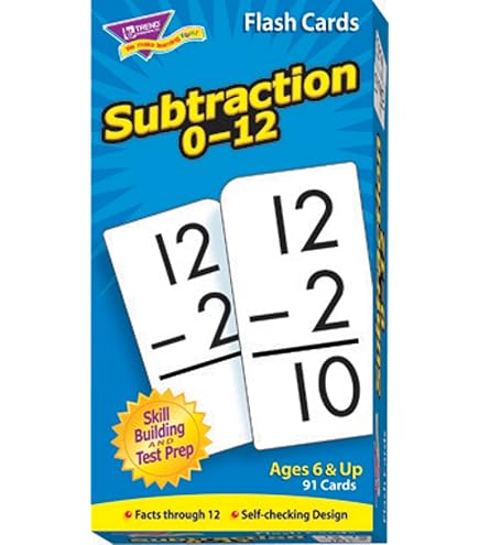 Amazon.com: Trend Skill Drill Flash Cards, 3 x 6, Division : Toys