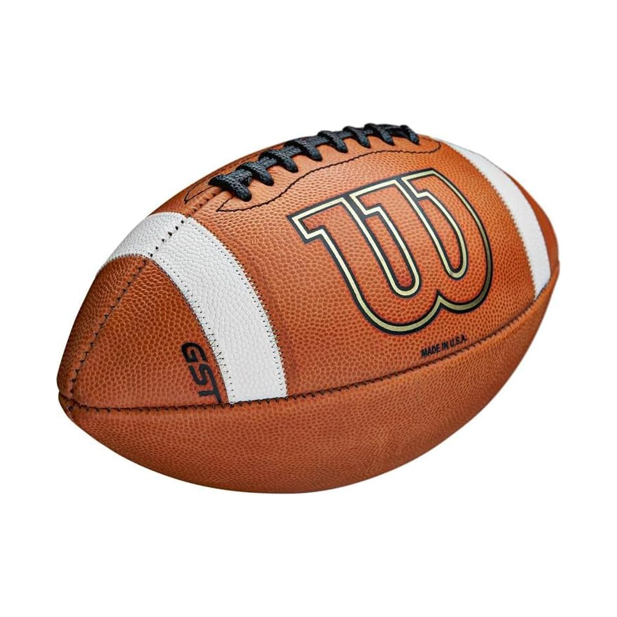 WILSON GST Leather Game Football - Official