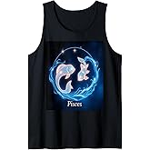 Pisces Zodiac Sign - Galaxy Fish Eternal Ocean Tank Top