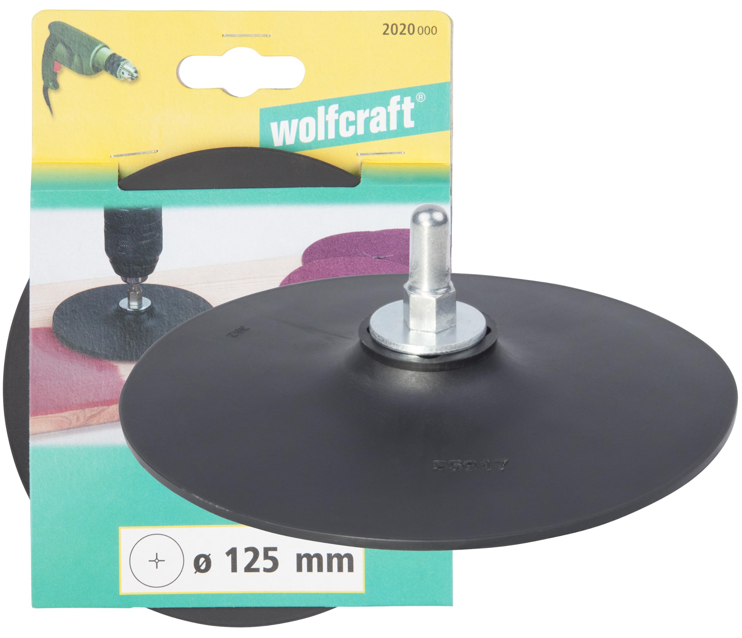 wolfcraft Backing Pad, Ø 125 mm I 2020000