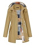 LOMON Women Waterproof Rain Jacket Lightweight