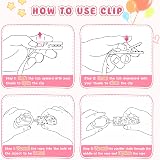 Smlpuame 6 Pack Dummy Clips for Pacifiers Teethers BPA Free Fruit Pattern view 5