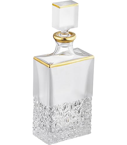 European Lead Free Crystalline Glass Dinner Plate - Set Of 4 Plates - – Barski - View #4