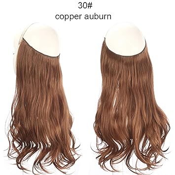 Amazon Com 14 16 18 120g Wave Halo Hair Extensions Invisible