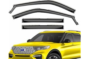 AEROGUYS in-Channel Window Deflectors Extra Durable Window Visors Rain Guards Fit for Ford Explorer 2020-2023, Sun Visors, Wind Vent Visors, Truck Accessories - 4pcs. AG0233
