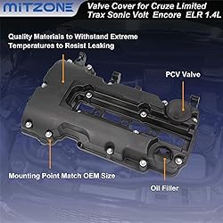 MITZONE Engine Valve Cover kit w/Gaskets & Bolts