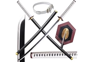 Wuton Demon Slayer Sword Sharp Real Metal Handmade Katana,41 inches 1060 high Carbon Steel,Battle Ready Samurai Swords Full Tang