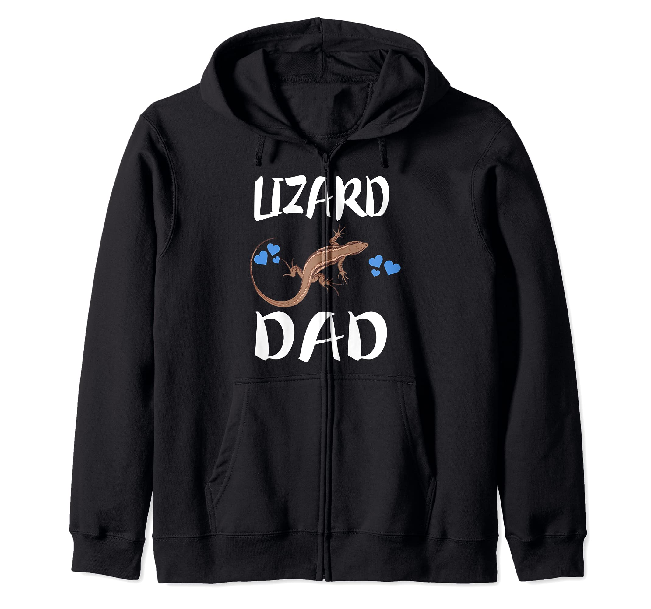 Lizard Dad Reptile Zip Hoodie
