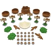 BG Expansions - Improvement Set for Everdell | 38 Pieces | Optimise Your Gaming Experience with Thematic Containers and Exclusive Accessories