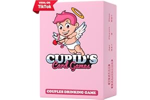Cupid's Card Games - Couples Drinking Game for Adult Only Date Nights - Bedroom Game for Couples for Boyfriend & Girlfriend - Valentine’s Day Gift Idea