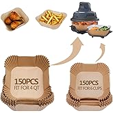 300PCS Air Fryer Liners disposable for Ninja Crispi,Air Fryer Accessories for Ninja Crispi 4-in-1 Portable Glass Cooking System,Ninja Crispi Containers