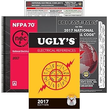 Amazon Com Nfpa 70 2017 National Electrical Code Nec Spiralbound Fast Tabs Quick Card And Ugly S Electrical References 2017 Editions Package Industrial Scientific