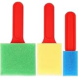 Herain 3Pcs Size Foam Paint Brushes, Sponge Brush, Paint Brush, Foam Brushes for Painting, Sponge Dyeing Brush for Kids Paint