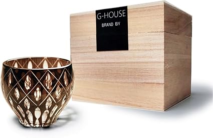 Amazon G House ジーハウス 高級クリスタル 桐箱付 切子ガラス グラス コップ 洋酒 日本酒 お猪口 おちょこ Hm 0725 ブラック プレゼント お祝い 記念品 ギフト用 盃 ぐい呑み 酒桝 オンライン通販
