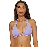 BECCA Color Code - Women's Triangle Bikini Top, Adjustable, Tie Back, Swimwear Separates for Women