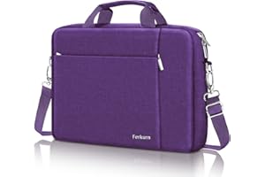 Ferkurn Laptop Bag Women Men Computer Bag Compatible with HP Envy Pavilion Omen/LG Gram/MSI/Dell Inspiron XPS/Lenovo Thinkpad