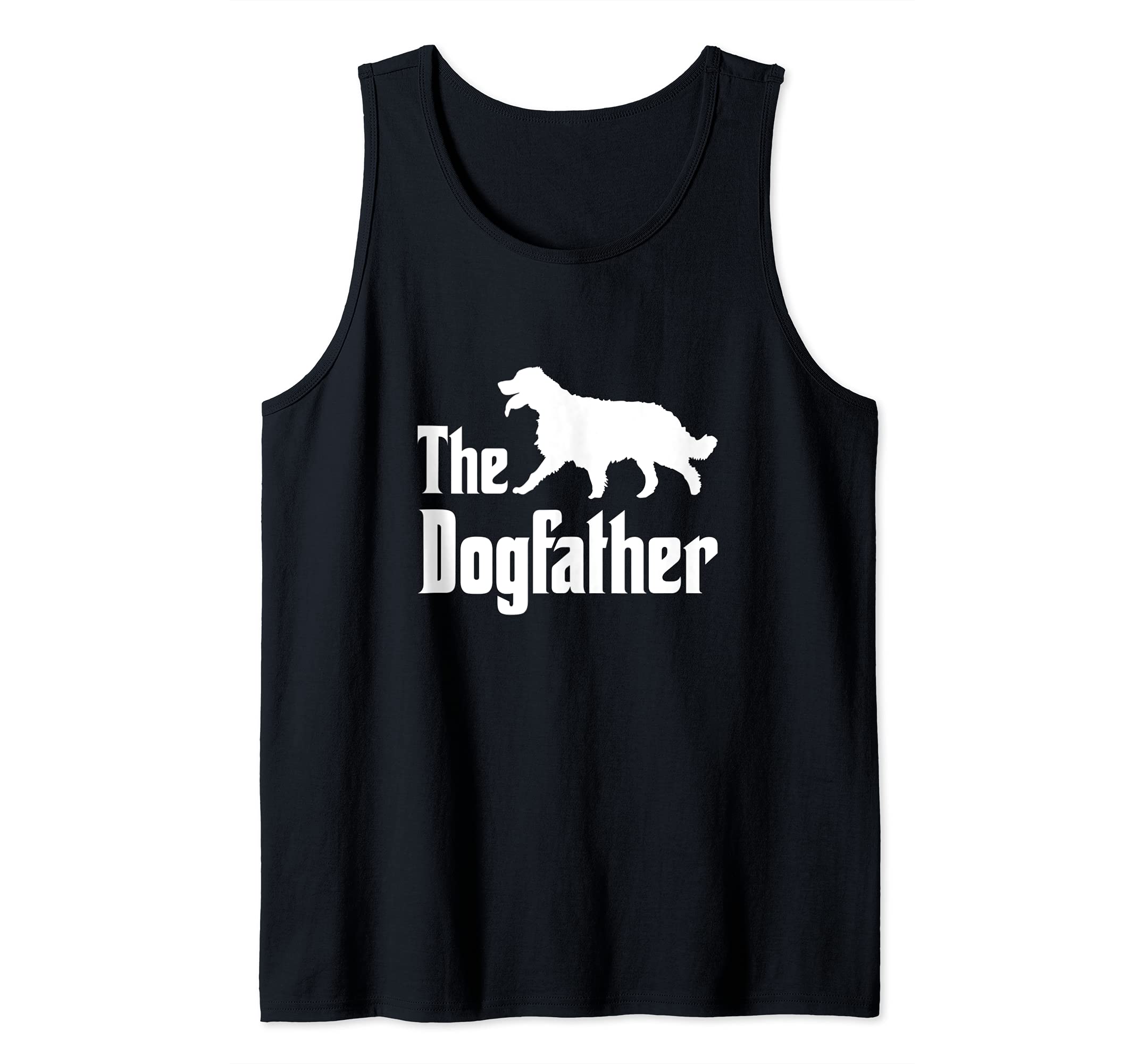 The Dogfather - dog gift, funny Irish Red and White Setter Tank Top