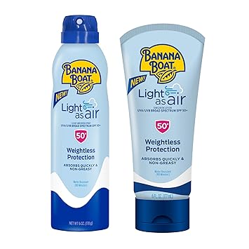lotion and sunscreen