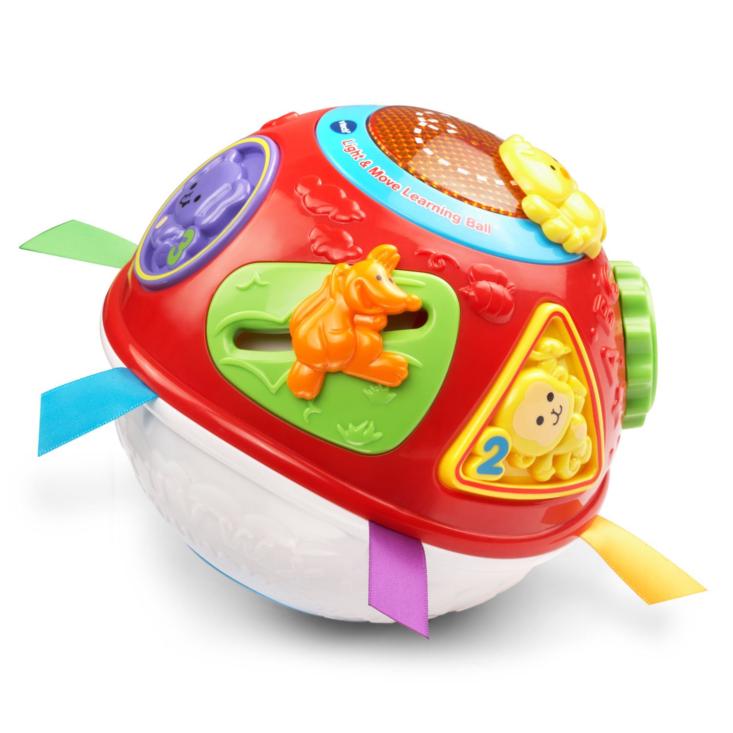 Toys for Baby VTech Move and Crawl Ball Orange Standard Packaging Baby