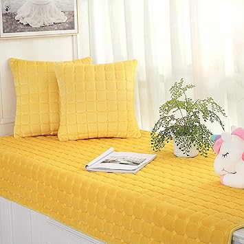 Cojín De La Ventana De La Bahía para Ttami Balcón,Felpa Enrejado