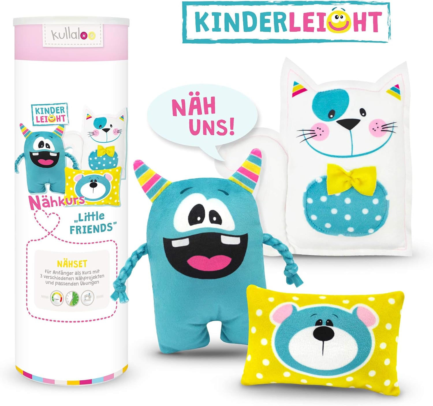 kullaloo KINDERLEICHT - Nähkurs für Anfänger (Kinderleicht Little Friends - Level 1)
