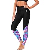 AOBUTE Women Swim Pants UPF 50+ Rash Guard Pants High Waisted Swimming Leggings
